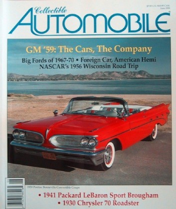 COLLECTIBLE AUTOMOBILE 2006 JUNE - '59 GM CARS, NASCAR, EUROPEAN HEMI CARS